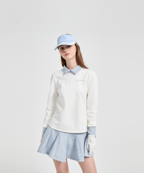 E.PARCA(イパルカ)の「セラピックツイードロングスリーブシャツ(ポロシャツ・レディース・その他・SMALL/MEDIUM/LARGE)」の2枚目の写真
