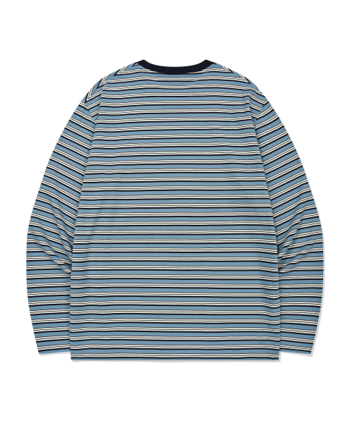 Wacky WiLLy(ワッキーウィリー)の「ストライプロングスリーブブルー(Tシャツ/カットソー・レディース・その他・SMALL/MEDIUM/LARGE/X-LARGE)」の3枚目の写真