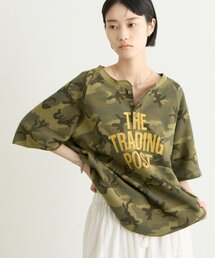 CIAOPANIC TYPY | 【UNISEX】ピグメント加工ラグランワッフルヘンリーTEE(Tシャツ/カットソー)