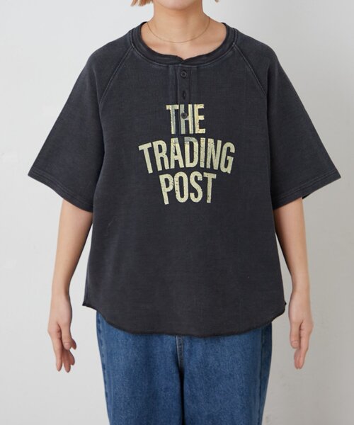CIAOPANIC TYPY(チャオパニックティピー)の「【UNISEX】ピグメント加工ラグランワッフルヘンリーTEE(Tシャツ/カットソー・メンズ・グリーン/ネイビー/ベージュ/ブラック/グレー系その他2/グレー系その他/オリーブ/インディゴブルー/ダークブルー・MEDIUM/LARGE)」の17枚目の写真