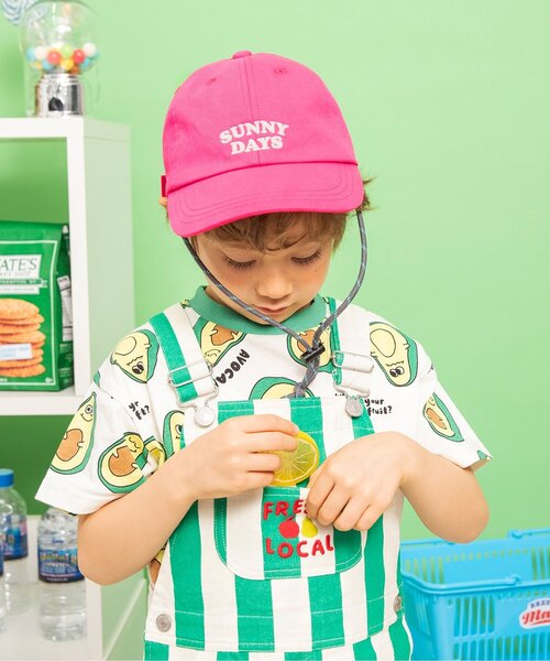 BREEZE(ブリーズ)の「コードキャップ(キャップ・キッズ・ブルー/グリーン/ピンク/ベージュ・50/54/58)」の6枚目の写真