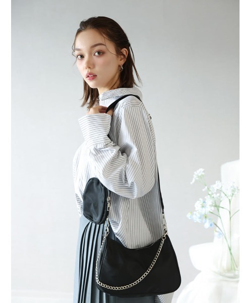fifth（フィフス）の「バック2wayロングカフスストライプシャツ（シャツ/ブラウス・レディース・ホワイト/ブルー・M）」の18枚目の写真