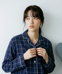 YUNEA（ユネア）の「日本製テンセル二重ガーゼパジャマ YUNEA M~LL（ルームウェア/パジャマ）」