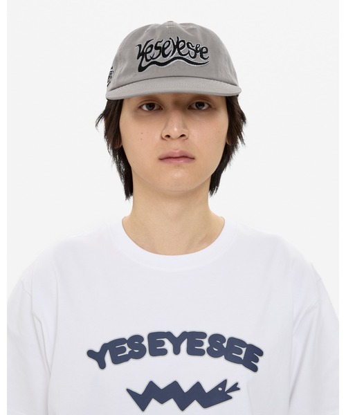 YESEYESEE(イエスアイシー)の「Y.E.S Snail Logo Cap(キャップ・メンズ・グレー/グリーン/ネイビー・FREE)」の8枚目の写真