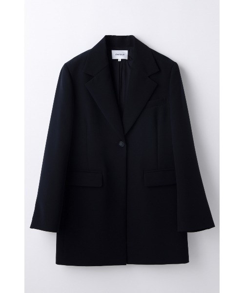 ENFOLD（エンフォルド）の「TAILORED JACKET（テーラードジャケット・レディース・ブラック/ダークネイビー・38/36）」の2枚目の写真
