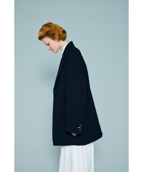 ENFOLD（エンフォルド）の「TAILORED JACKET（テーラードジャケット・レディース・ブラック/ダークネイビー・38/36）」の6枚目の写真