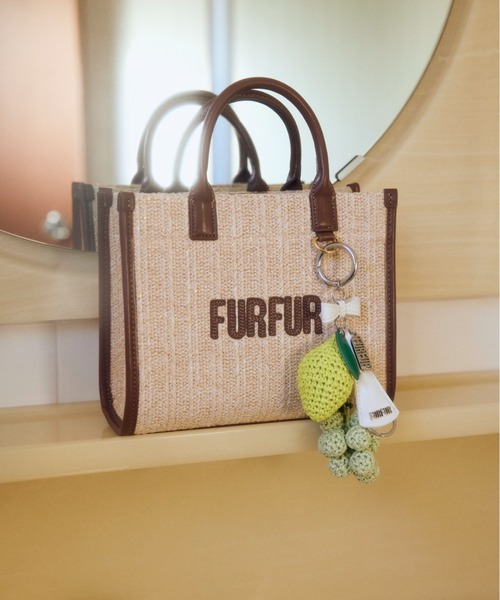 FURFUR ラフィアロゴトートバッグ 限定カラー】ラフィアロゴトートバッグ（トートバッグ）｜FURFUR