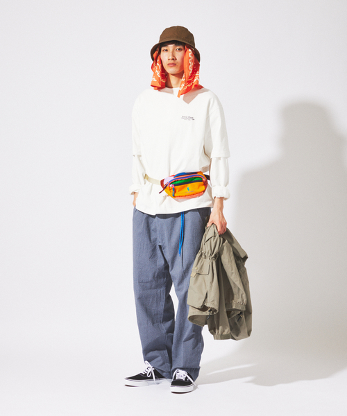 Snow Peak（スノーピーク）の「snow peak / スノーピーク 別注 トレイル ギアーズ Tシャツ（Tシャツ/カットソー・メンズ・ホワイト/ブラック・LARGE/MEDIUM/X-LARGE）」の6枚目の写真