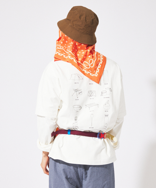 Snow Peak(スノーピーク)の「snow peak / スノーピーク 別注 トレイル ギアーズ Tシャツ(Tシャツ/カットソー・メンズ・ホワイト/ブラック・LARGE/MEDIUM/X-LARGE)」の22枚目の写真