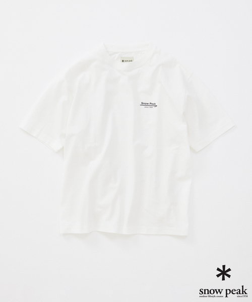 Snow Peak（スノーピーク）の「snow peak / スノーピーク 別注 トレイル ギアーズ Tシャツ（Tシャツ/カットソー・メンズ・ホワイト/ブラック・LARGE/MEDIUM/X-LARGE）」の18枚目の写真