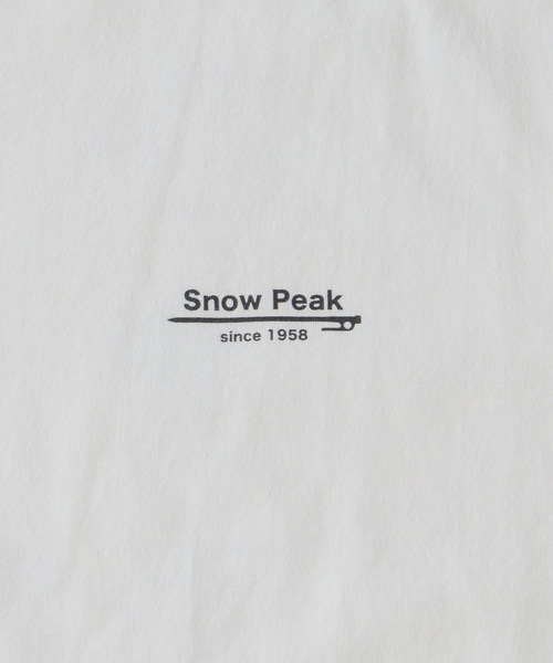 Snow Peak（スノーピーク）の「snow peak / スノーピーク 別注 トレイル ギアーズ Tシャツ（Tシャツ/カットソー・メンズ・ホワイト/ブラック・LARGE/MEDIUM/X-LARGE）」の10枚目の写真