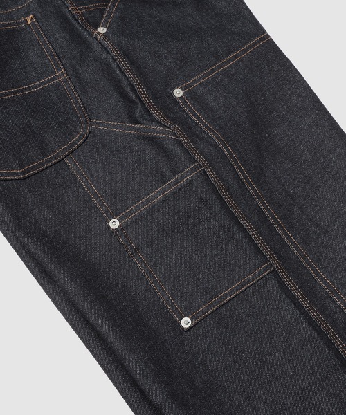 DAIRIKU(ダイリク)の「Rigid Painter Denim Wide Pants(デニムパンツ・メンズ・インディゴブルー・29(M))」の7枚目の写真