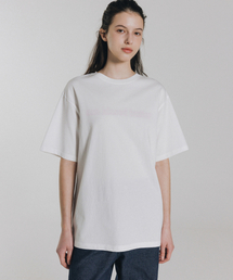Sun kissed butter half tee (white)