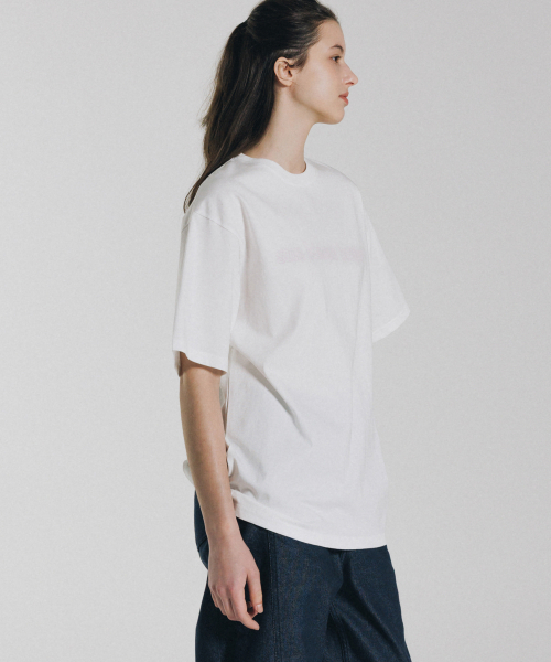 ANDNEEDS(アンドニーズ)の「Sun kissed butter half tee (white)(Tシャツ/カットソー・レディース・その他・FREE)」の4枚目の写真