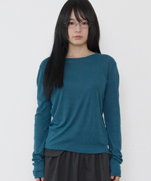 ハウスエッセンシャル ロングスリーブ [ブルーグリーン]