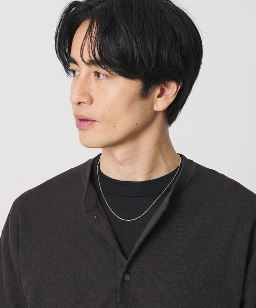 BEAUTY&YOUTH UNITED ARROWS（ビューティーアンドユースユナイテッドアローズ）の「SILVER925 アズキ ネックレス 50（ネックレス・メンズ・シルバー・FREE）」の3枚目の写真