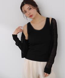 PROPORTION BODY DRESSING | チュールトリムタンクトップ / 1216160405(タンクトップ)