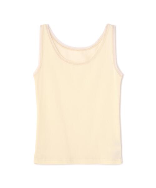 PROPORTION BODY DRESSING(プロポーションボディドレッシング)の「チュールトリムタンクトップ / 1216160405(タンクトップ・レディース・ブラック/グレー系その他/ホワイト系その他・FREE)」の5枚目の写真
