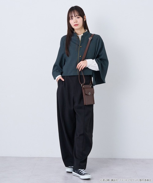 earth music&ecology（アースミュージックアンドエコロジー）の「受霊機ホルダー イメージ マルチケース（ショルダーバッグ・レディース・ブラウン・FREE）」の5枚目の写真