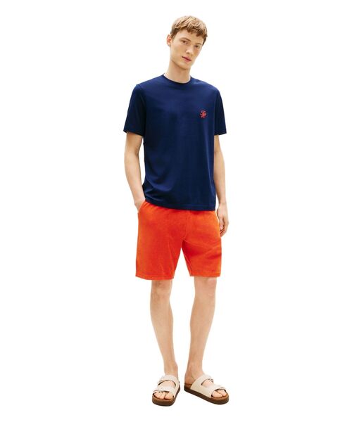 TOMMY HILFIGER(トミーヒルフィガー)の「スクリプトモノグラムスイムショップTシャツ(Tシャツ/カットソー・メンズ・ブルー/オレンジ/ネイビー/ホワイト/グリーン・MEDIUM/LARGE/X-LARGE/SMALL)」の11枚目の写真