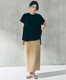 【WEB限定カラー】スゴ機能美ニット Iラインスカート