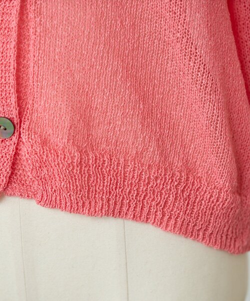 BEARDSLEY（ビアズリー）の「ペーパーヤーン前後ニット（ニット/セーター・レディース・ブルー/ピンク・FREE）」の14枚目の写真