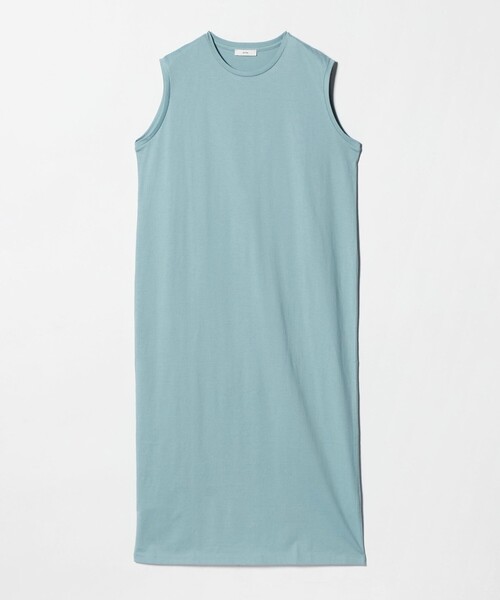 UNITED ARROWS(ユナイテッドアローズ)の「<ATON>ノースリーブ ドレス(ワンピース・レディース・ブラック/ライトブルー・02(38))」の2枚目の写真