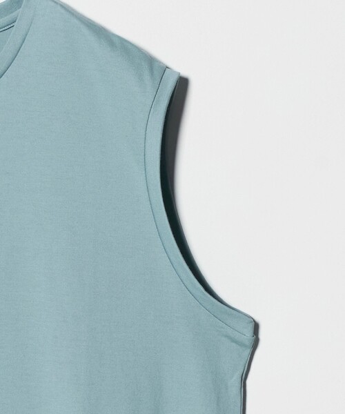 UNITED ARROWS(ユナイテッドアローズ)の「<ATON>ノースリーブ ドレス(ワンピース・レディース・ブラック/ライトブルー・02(38))」の9枚目の写真