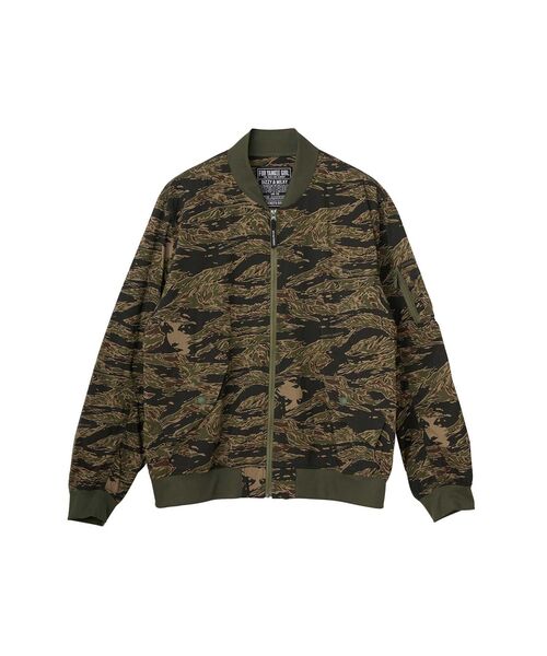 HYSTERIC GLAMOUR（ヒステリックグラマー）の「HYSTERIC STAR MA-1ジャケット（ブルゾン・メンズ・ブラック/カーキ/カーキ系・SMALL/MEDIUM/LARGE/X-LARGE）」の3枚目の写真