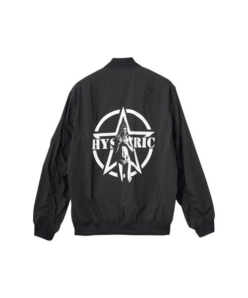 HYSTERIC GLAMOUR（ヒステリックグラマー）の「HYSTERIC STAR MA-1ジャケット（ブルゾン・メンズ・ブラック/カーキ/カーキ系・SMALL/MEDIUM/LARGE/X-LARGE）」の2枚目の写真