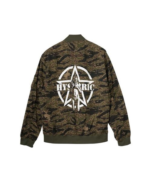 HYSTERIC GLAMOUR（ヒステリックグラマー）の「HYSTERIC STAR MA-1ジャケット（ブルゾン・メンズ・ブラック/カーキ/カーキ系・SMALL/MEDIUM/LARGE/X-LARGE）」の7枚目の写真