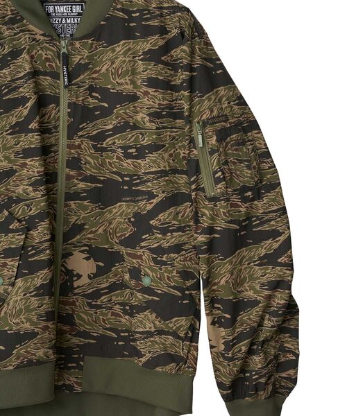 HYSTERIC GLAMOUR（ヒステリックグラマー）の「HYSTERIC STAR MA-1ジャケット（ブルゾン・メンズ・ブラック/カーキ/カーキ系・SMALL/MEDIUM/LARGE/X-LARGE）」の8枚目の写真