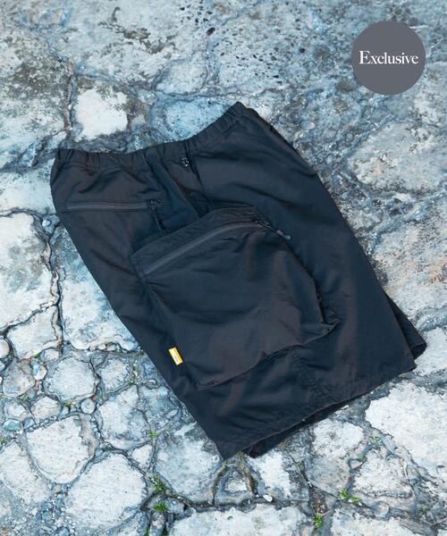 GRIP SWANY(グリップスワニー)の「『別注』GRIP SWANY×EKAL バギーショーツ(その他パンツ・メンズ・ブラック/ベージュ・LARGE/MEDIUM)」の1枚目の写真