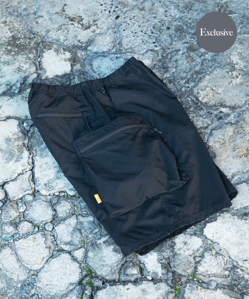 GRIP SWANY（グリップスワニー）の「『別注』GRIP SWANY×EKAL　バギーショーツ（その他パンツ・メンズ・ブラック/ベージュ・LARGE/MEDIUM）」の2枚目の写真