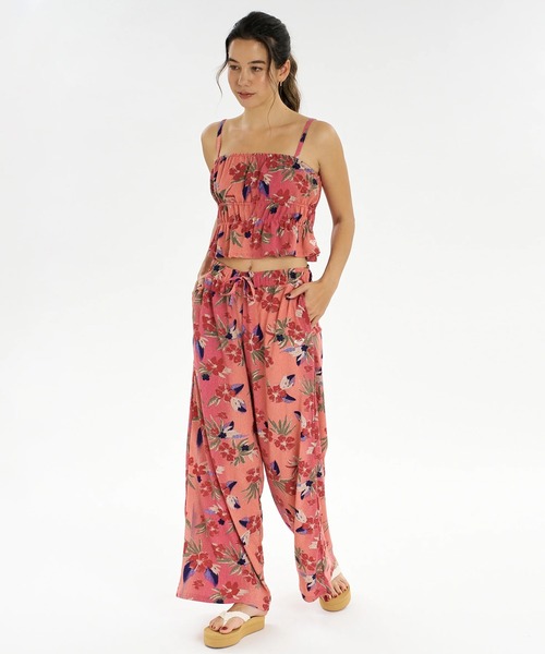 ROXY(ロキシー)の「ROXY/ロキシー ロングパンツ ラッシュガードパンツ セットアップ対応 HIBISCUS TIDE PANTS RLY262008 UT(その他パンツ・レディース・ピンク系その他/ブラック系その他・L/M)」の10枚目の写真