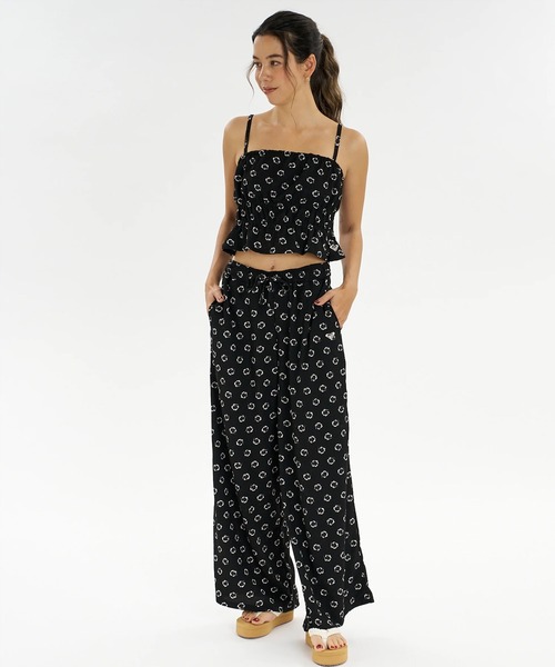 ROXY(ロキシー)の「ROXY/ロキシー ロングパンツ ラッシュガードパンツ セットアップ対応 HIBISCUS TIDE PANTS RLY262008 UT(その他パンツ・レディース・ピンク系その他/ブラック系その他・L/M)」の5枚目の写真