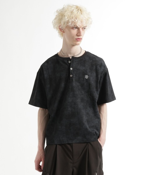 HARE(ハレ)の「ピグメントロゴヘンリーカット(HARE)(Tシャツ/カットソー・メンズ・ブルー/ブラック/グレー/レッド/ホワイト・SMALL/MEDIUM/X-SMALL)」の17枚目の写真