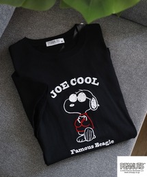 PEANUTS刺繍Tシャツ 半袖