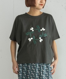 POU DOU DOU | サークルすみれプリントドルマントップス(Tシャツ/カットソー)