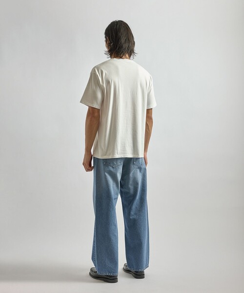 HANES(ヘインズ)の「Hanes x Saturdays NYC Washed Cotton Short Sleeve T-Shirts 2P(Tシャツ/カットソー・メンズ・ブラック/ホワイト・S/M/L)」の17枚目の写真
