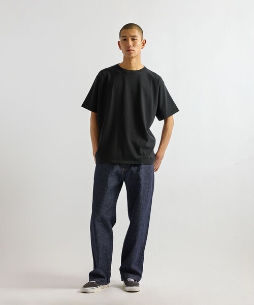 HANES(ヘインズ)の「Hanes x Saturdays NYC Washed Cotton Short Sleeve T-Shirts 2P(Tシャツ/カットソー・メンズ・ブラック/ホワイト・S/M/L)」の13枚目の写真