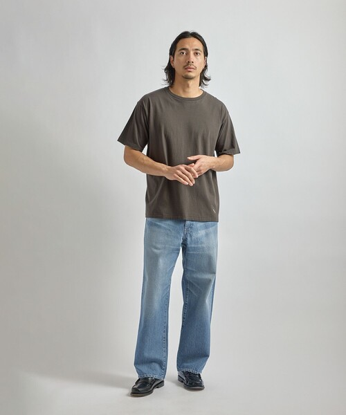 HANES(ヘインズ)の「Hanes x Saturdays NYC Washed Cotton Short Sleeve T-Shirts 2P(Tシャツ/カットソー・メンズ・ブラック/ホワイト・S/M/L)」の10枚目の写真