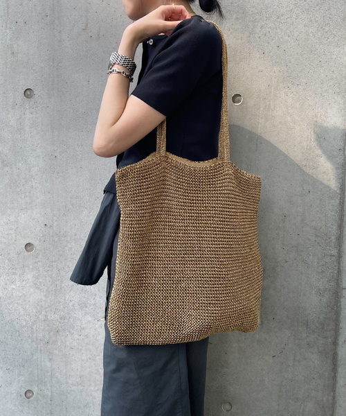 LE TALON(ルタロン)の「LETALON KIRA AMI TOTE(トートバッグ・レディース・シルバー/ブラウン・FREE)」の3枚目の写真