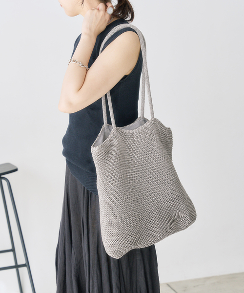 LE TALON(ルタロン)の「LETALON KIRA AMI TOTE(トートバッグ・レディース・シルバー/ブラウン・FREE)」の8枚目の写真