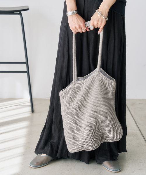 LE TALON(ルタロン)の「LETALON KIRA AMI TOTE(トートバッグ・レディース・シルバー/ブラウン・FREE)」の9枚目の写真