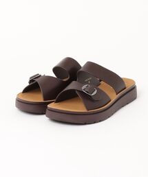 LB/S （エルビーエス）の「【U.S. POLO ASSN./ユーエスポロアッスン】脱ぎ履き楽々 カジュアルサンダル スライドサンダル 型押しロゴ 韓国ファッション（サンダル）」