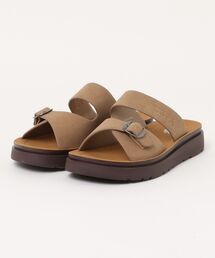 LB/S （エルビーエス）の「【U.S. POLO ASSN./ユーエスポロアッスン】脱ぎ履き楽々 カジュアルサンダル スライドサンダル 型押しロゴ 韓国ファッション（サンダル）」