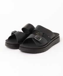 LB/S （エルビーエス）の「【U.S. POLO ASSN./ユーエスポロアッスン】脱ぎ履き楽々 カジュアルサンダル スライドサンダル 型押しロゴ 韓国ファッション（サンダル）」
