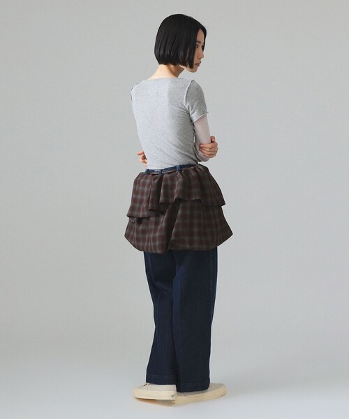 Lee(リー)の「【別注】Lee × maturely / フリスコ パンツ(デニムパンツ・レディース・インディゴブルー/ブラック・MEDIUM/SMALL)」の9枚目の写真