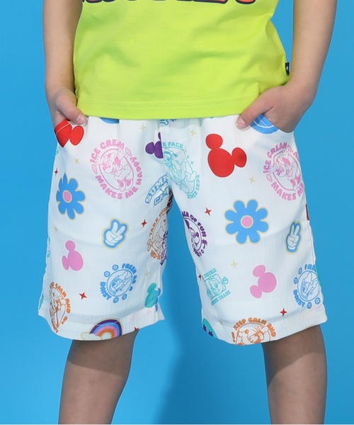 Disney(ディズニー)の「DIS-リゾート総柄HPN1605K(その他パンツ・キッズ・ダークブラック/オフホワイト・90cm/100cm/110cm/120cm/130cm/140cm)」の2枚目の写真
